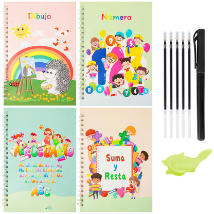 LIBRO CALIGRAFIA PARA NIÑOS 2 JUEGOS