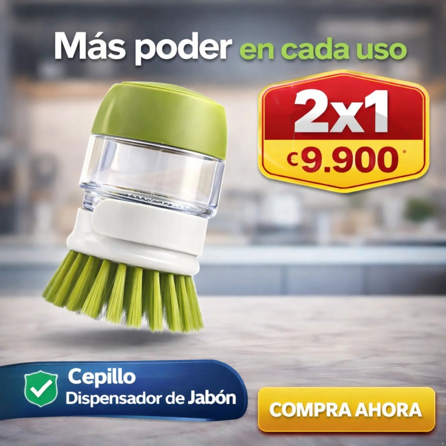 CEPILLO DE COCINA 2x1