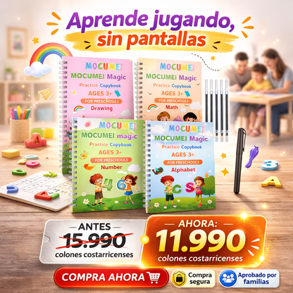 LIBRO CALIGRAFIA PARA NIÑOS 2 JUEGOS