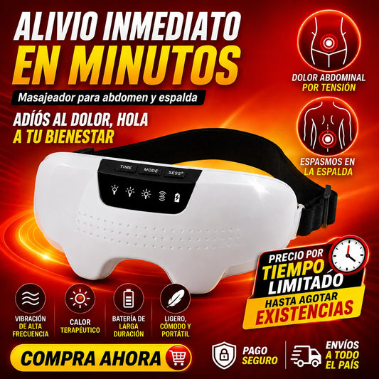 MASAJEADOR PARA ABDOMEN Y ESPALDA