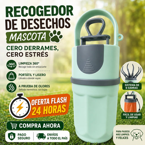 RECOGEDOR DE DESECHOS DE MASCOTAS